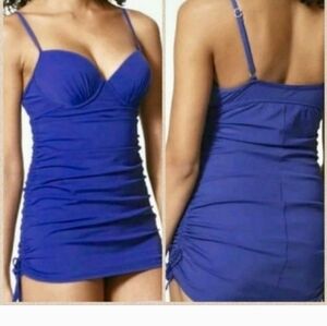 Assets (spanx) swimdress bathing suit L